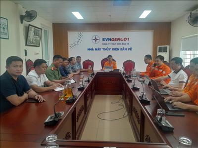 Công ty Thủy điện Bản Vẽ tổ chức diễn tập phòng, chống thiên tai năm 2026