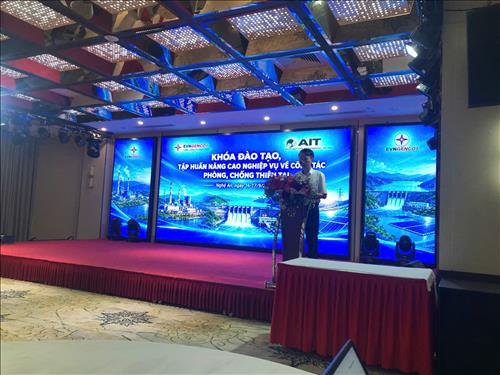 Công ty Thủy điện Bản Vẽ tổ chức tập huấn nâng cao nghiệp vụ về công tác phòng, chống thiên tai
