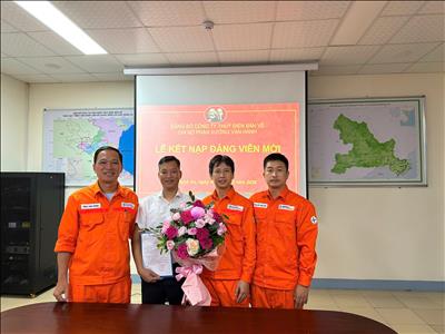 Chi bộ Phân xưởng Vận hành: Phát triển đảng viên gắn với nhiệm vụ sản xuất tại Nhà máy Thủy điện Bản Vẽ
